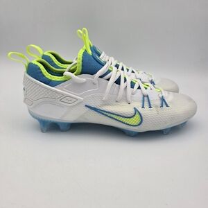 Nike Huarache 9 Elite Low LAX SE 'Vivid Blue Volt' Lacrosse Cleats Men's Size 9
